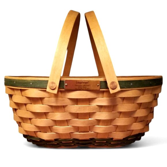 2004 Longaberger Green Get Together Basket Christmas Collection Protector Liner - Picture 4 of 9